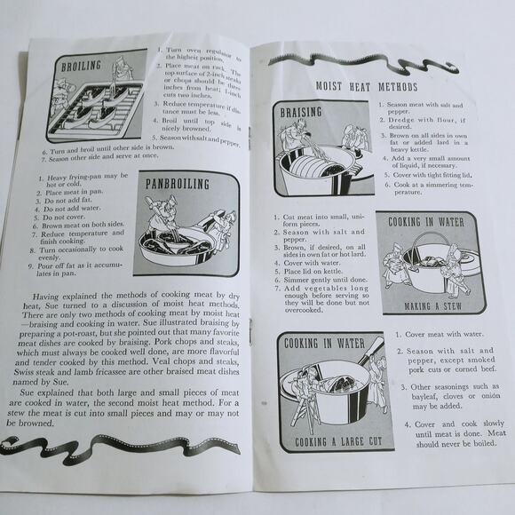 Vtg Meat n Romance Cook Book National Live Stock & Meat Board 1942 Educational - Picture 5 of 6